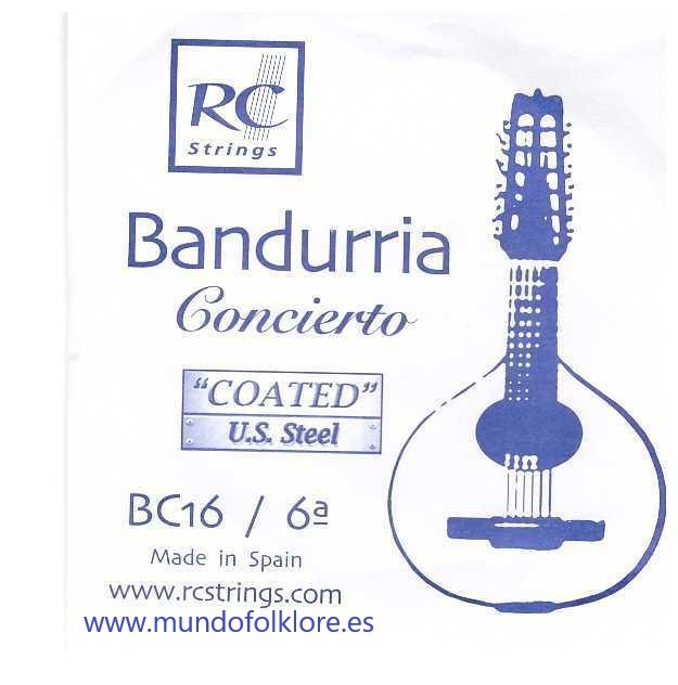 CUERDAS ROYAL CLASSICS - CONCIERTO BC16 Sexta Bandurria (2 Uds)