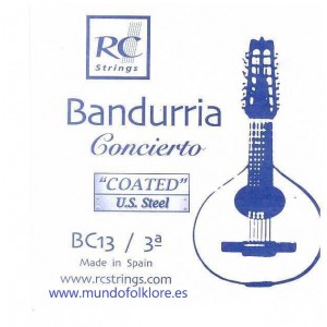 CUERDAS ROYAL CLASSICS - CONCIERTO BC13 Tercera Bandurria (2 Uds)