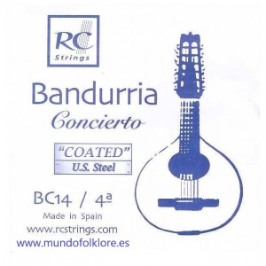 CUERDAS ROYAL CLASSICS - CONCIERTO BC14 Cuarta Bandurria (2 Uds)