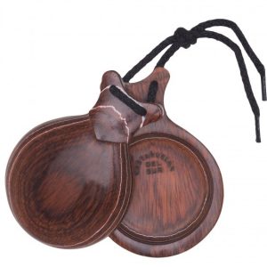 CASTAÑUELAS MADERA ROJA VETEADA-0