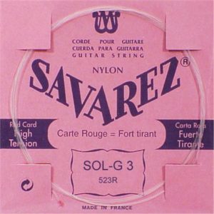3ª CUERDA SAVAREZ 523-R Carta Roja (SOL)-0