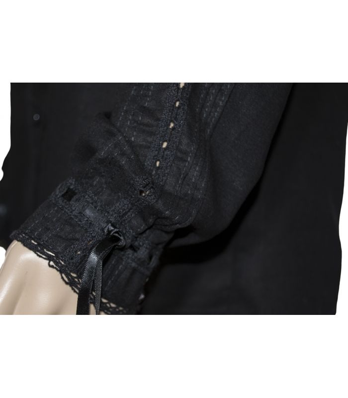 BLUSA MAÑICA NEGRA-20428